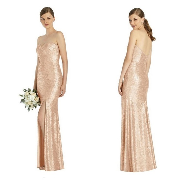 NWT. Dessy Collection Vivian Diamond Dress Size 10 - Picture 1 of 7